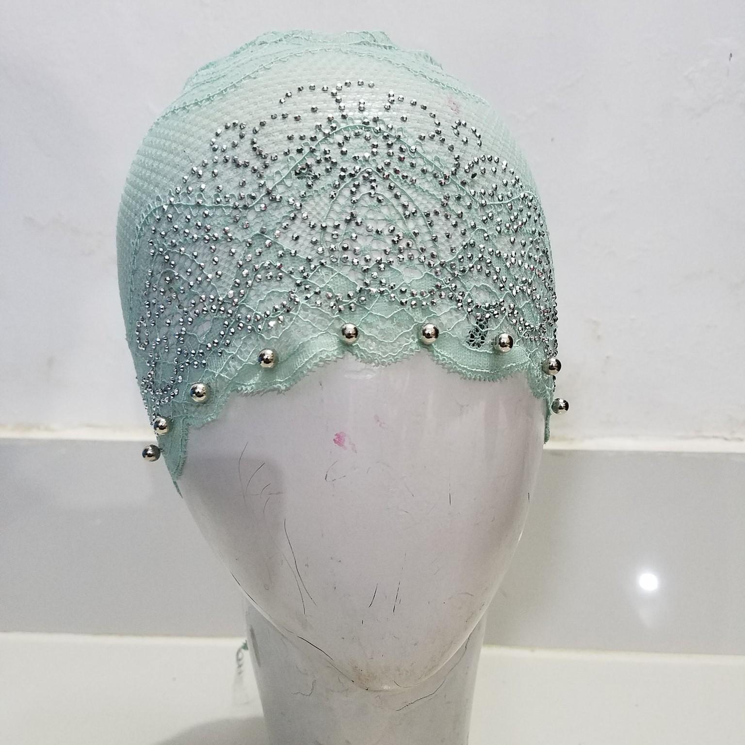 Fancy hijab cap ( Net )